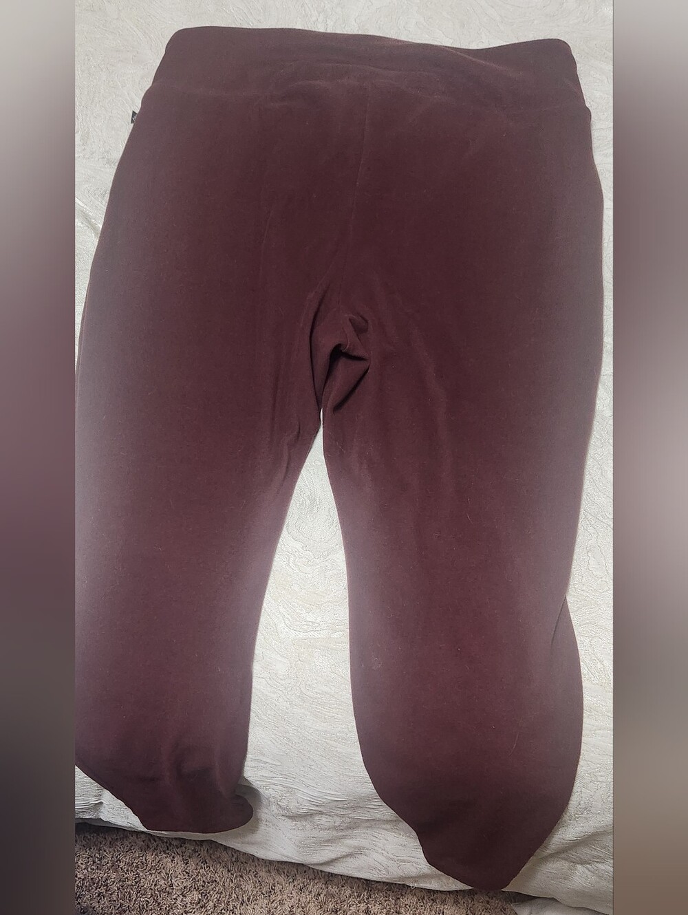 NWOT Torrid Happy Camper Super Soft Micro Fleece Leggings Size 3 Wine Red - Picture 9 of 10